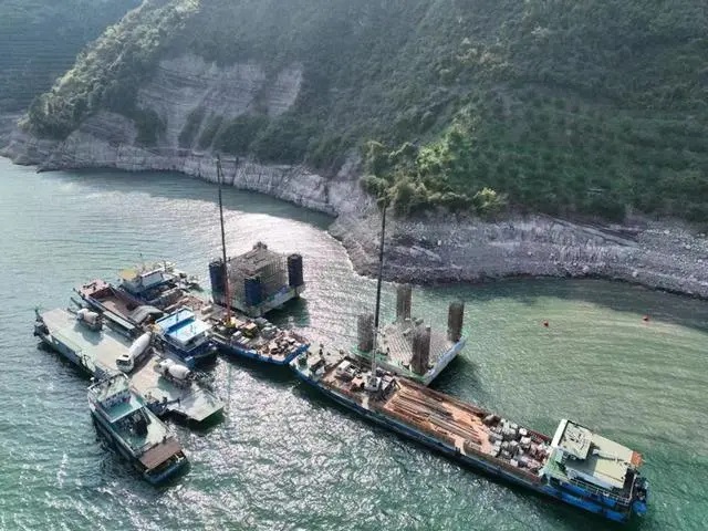 三峡通航船舶秭归旧州河锚地建设项目